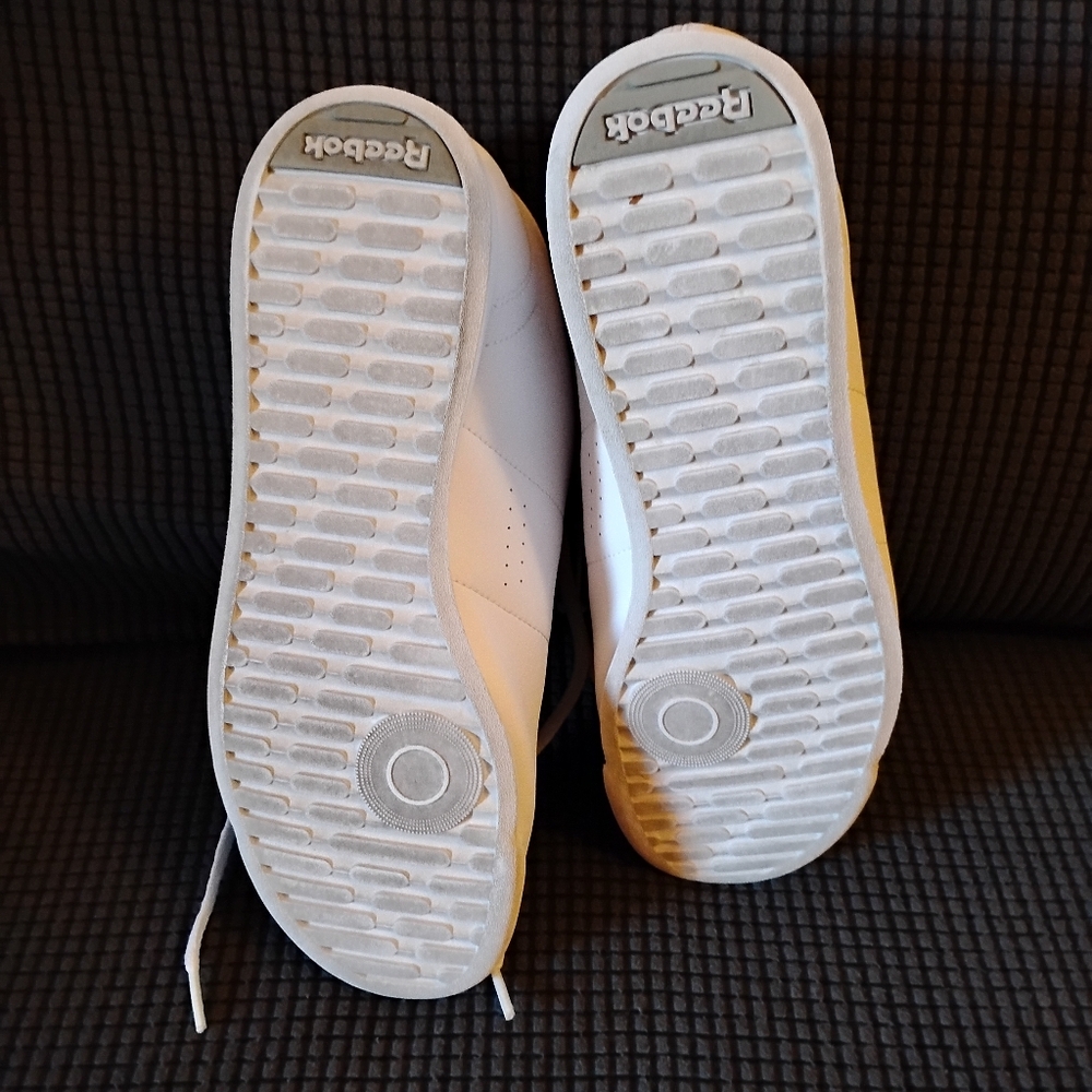 Reebok Classic Ortho Athletic White Sneakers Shoelaces Women's 9 Wide D - Picture 5 of 11